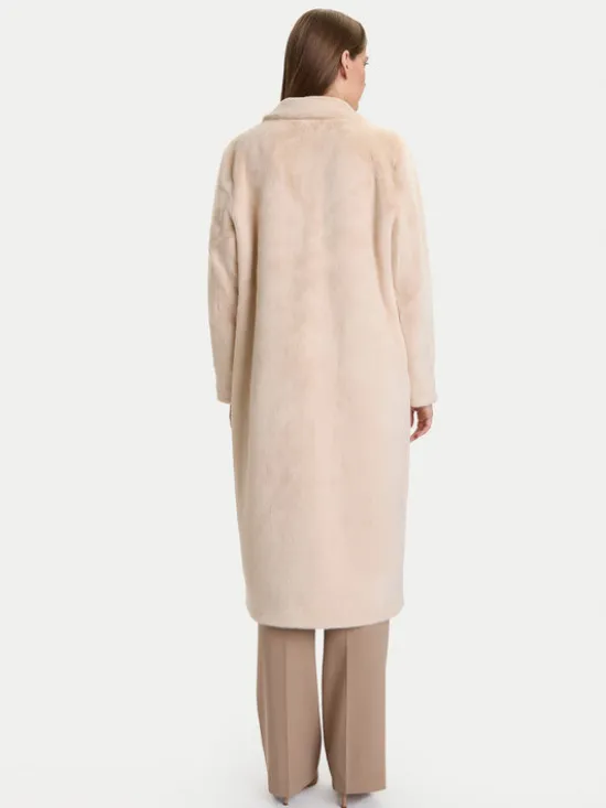 Rinascimento Futro CFC0122205003 Beżowy Regular Fit