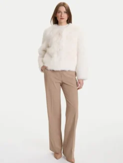 Rinascimento Futro CFC0122217003 Écru Regular Fit