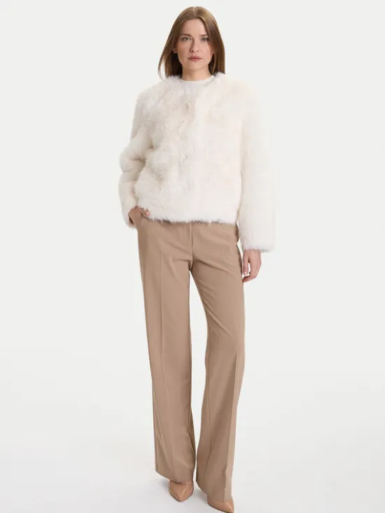 Rinascimento Futro CFC0122217003 Écru Regular Fit