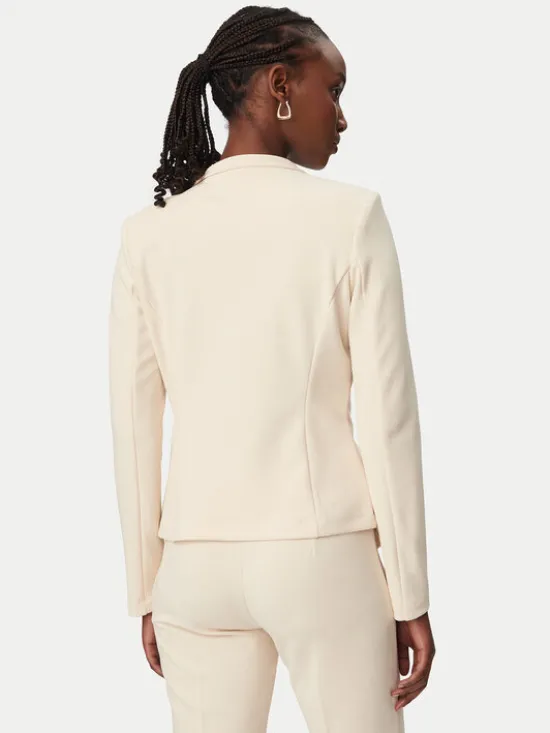 Rinascimento Marynarka CFC0127901003 Beżowy Slim Fit