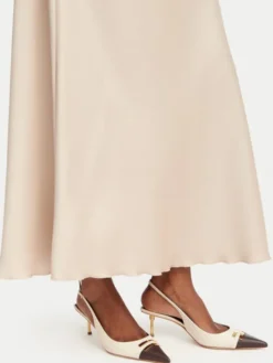 Rinascimento Spódnica maxi CFC0128467003 Beżowy Regular Fit