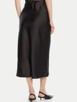 Rinascimento Spódnica midi CFC0125416003 Czarny Regular Fit