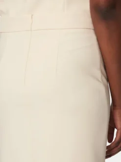 Rinascimento Spódnica ołówkowa CFC0128271003 Beżowy Slim Fit