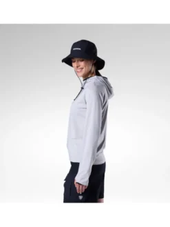 Rossignol Bluza techniczna W Westweg Sun Hoodie Szary jasny Regular Fit