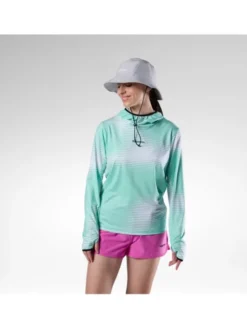 Rossignol Bluza techniczna W Westweg Sun Hoodie Zielony jasny Regular Fit