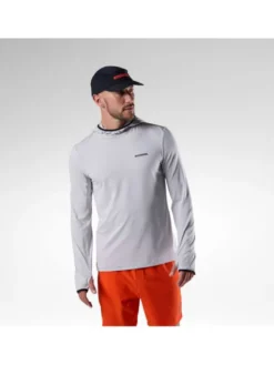 Rossignol Bluza techniczna Westweg Sun Hoodie Szary jasny Regular Fit