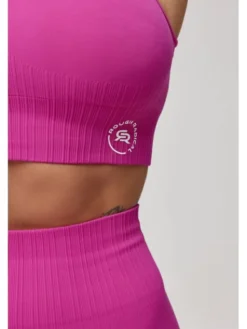 ROUGH RADICAL Biustonosz sportowy SEAMLESS LINEA SPORTS BRA Różowy