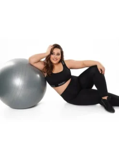 ROUGH RADICAL Biustonosz sportowy SPORTS BRA SPORTING + Czarny