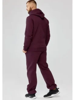 ROUGH RADICAL Bluza TRACK HOODIE ZIP Bordowy Oversize