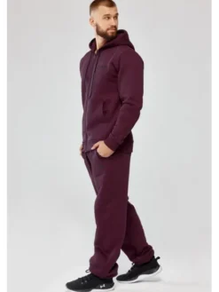 ROUGH RADICAL Bluza TRACK HOODIE ZIP Bordowy Oversize