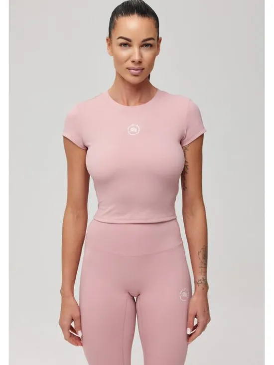 ROUGH RADICAL Koszulka techniczna ZOYA CLASSIC Różowy Slim Fit