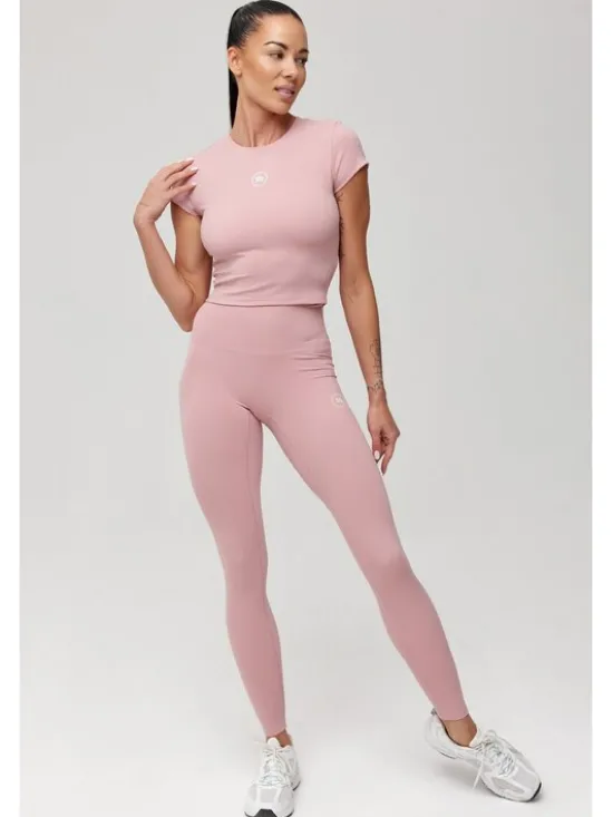 ROUGH RADICAL Koszulka techniczna ZOYA CLASSIC Różowy Slim Fit