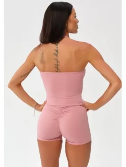 ROUGH RADICAL Koszulka techniczna ZOYA Różowy Slim Fit