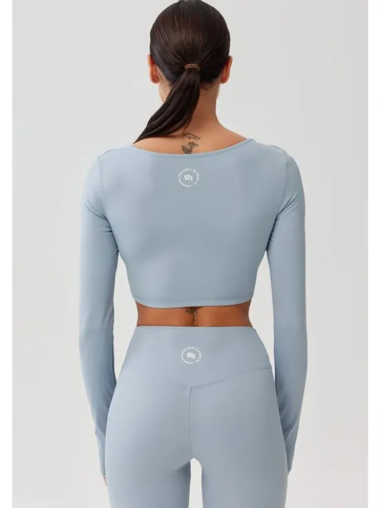 ROUGH RADICAL Koszulka techniczna LIVI TEE Niebieski jasny Slim Fit