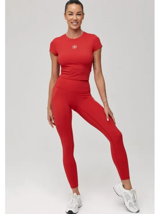 ROUGH RADICAL Koszulka techniczna ZOYA CLASSIC Różowy Slim Fit