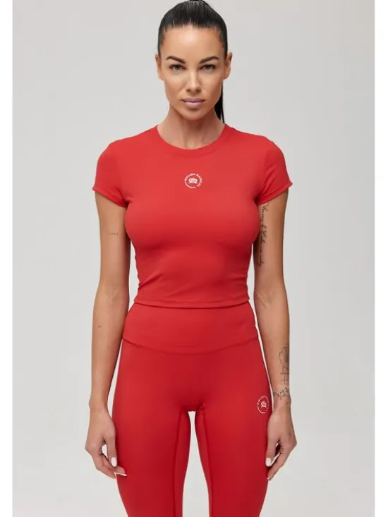 ROUGH RADICAL Koszulka techniczna ZOYA CLASSIC Różowy Slim Fit
