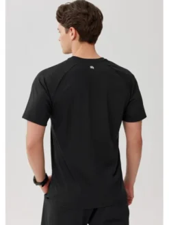 ROUGH RADICAL Koszulka techniczna PROOF TEE Czarny Reglan Fit