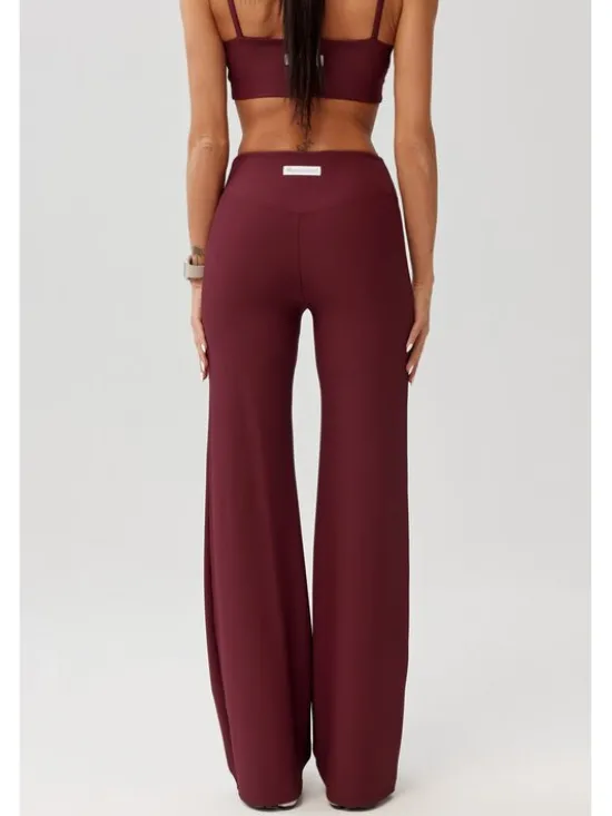 ROUGH RADICAL Legginsy AVEN LONG Bordowy Slim Fit