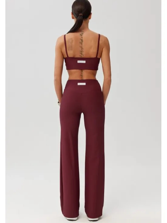 ROUGH RADICAL Legginsy AVEN LONG Bordowy Slim Fit