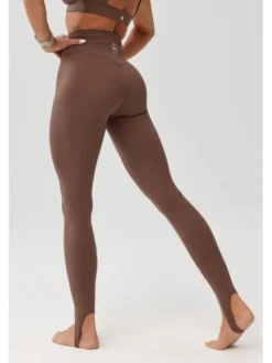 ROUGH RADICAL Legginsy LIVI LONG Brązowy Slim Fit