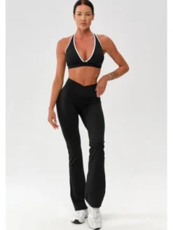ROUGH RADICAL Legginsy MOCHA ACTIVE Czarny Slim Fit