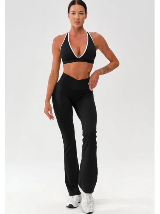 ROUGH RADICAL Legginsy MOCHA ACTIVE Czarny Slim Fit