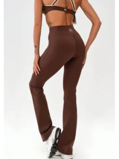 ROUGH RADICAL Legginsy MOCHA ACTIVE Brązowy Slim Fit