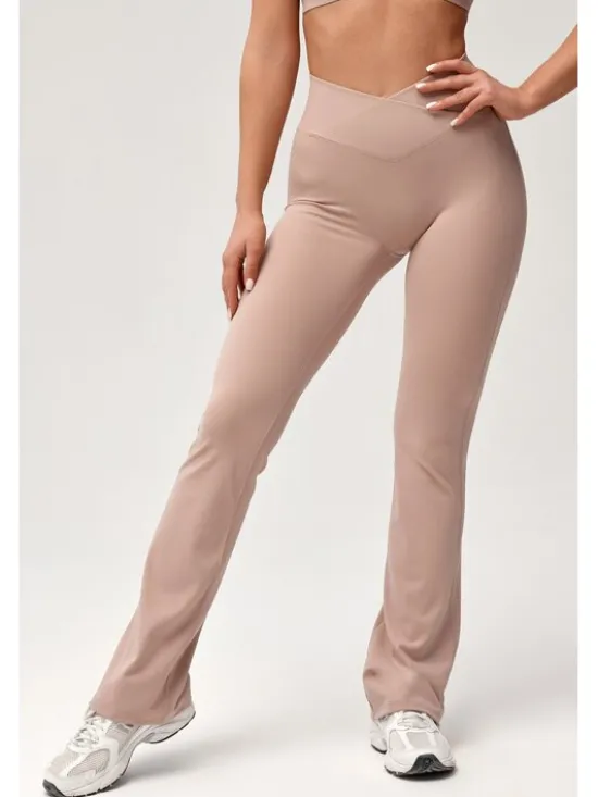 ROUGH RADICAL Legginsy MOCHA ACTIVE Różowy ciemny Slim Fit