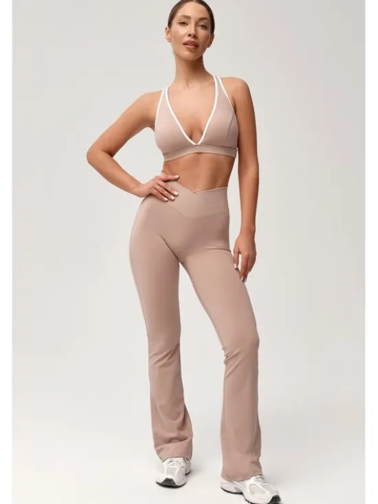 ROUGH RADICAL Legginsy MOCHA ACTIVE Różowy ciemny Slim Fit