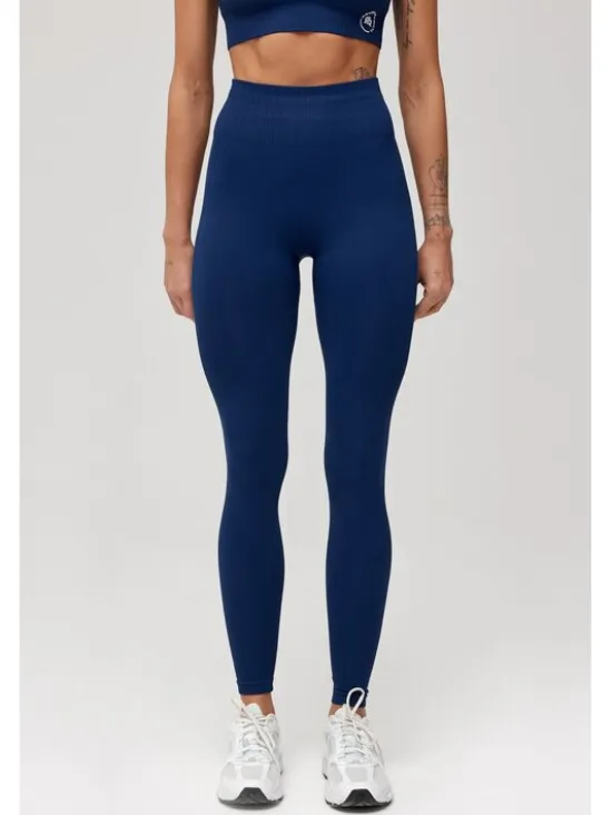 ROUGH RADICAL Legginsy SEAMLESS LINEA Granatowy Slim Fit