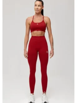 ROUGH RADICAL Legginsy SEAMLESS GLOW LONG Bordowy Slim Fit