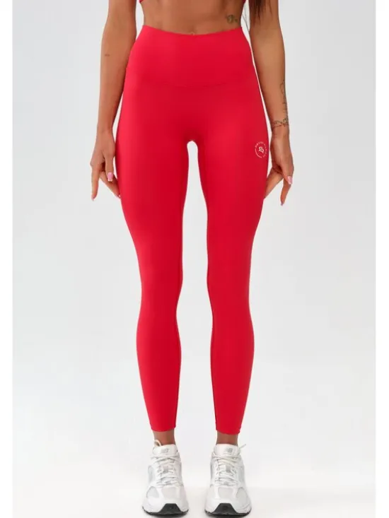 ROUGH RADICAL Legginsy ZOYA CLASSIC Czerwony Slim Fit