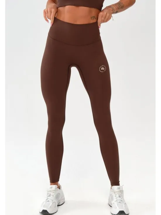 ROUGH RADICAL Legginsy ZOYA CLASSIC Brązowy Slim Fit