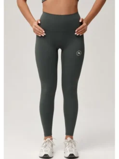 ROUGH RADICAL Legginsy ZOYA PUSH-UP Zielony ciemny Slim Fit