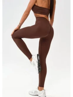 ROUGH RADICAL Legginsy ZOYA PUSH-UP Brązowy Slim Fit