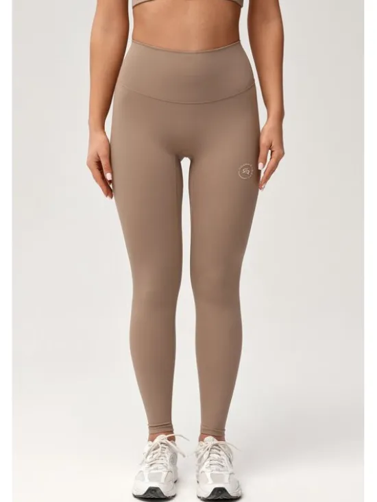 ROUGH RADICAL Legginsy ZOYA PUSH-UP Brązowy Slim Fit