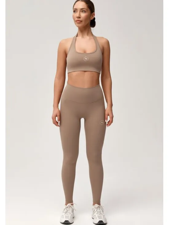 ROUGH RADICAL Legginsy ZOYA PUSH-UP Brązowy Slim Fit