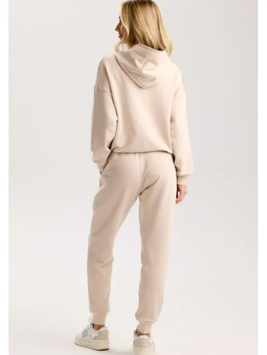 ROUGH RADICAL Spodnie dresowe COTTON ACTIVE JOGGERS WOMEN Beżowy Regular Fit