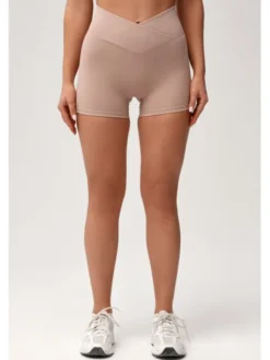 ROUGH RADICAL Szorty sportowe MOCHA ACTIVE SHORTS Różowy ciemny Slim Fit