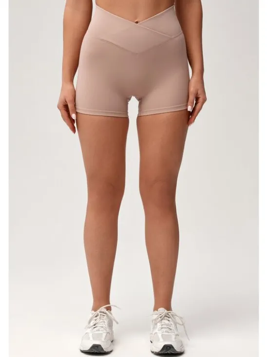 ROUGH RADICAL Szorty sportowe MOCHA ACTIVE SHORTS Różowy ciemny Slim Fit