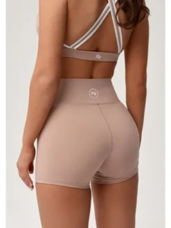 ROUGH RADICAL Szorty sportowe MOCHA ACTIVE SHORTS Różowy ciemny Slim Fit