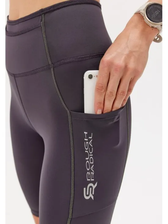 ROUGH RADICAL Szorty sportowe FUSION SHORTS Szary Slim Fit