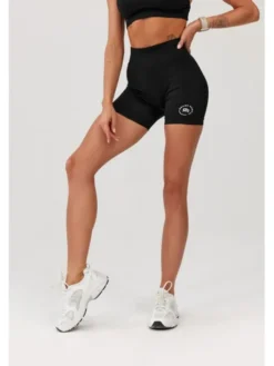 ROUGH RADICAL Szorty sportowe SEAMLESS GLOW SHORTS Czarny Slim Fit