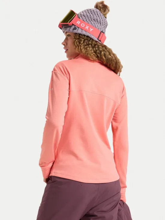 Roxy Bluza techniczna Vertere Full Zip ERJFT04974 Pomarańczowy Regular Fit