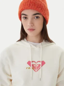 Roxy Bluza Vl Surf Stoked Hoodie Brushed ERJFT05028 Beżowy Regular Fit