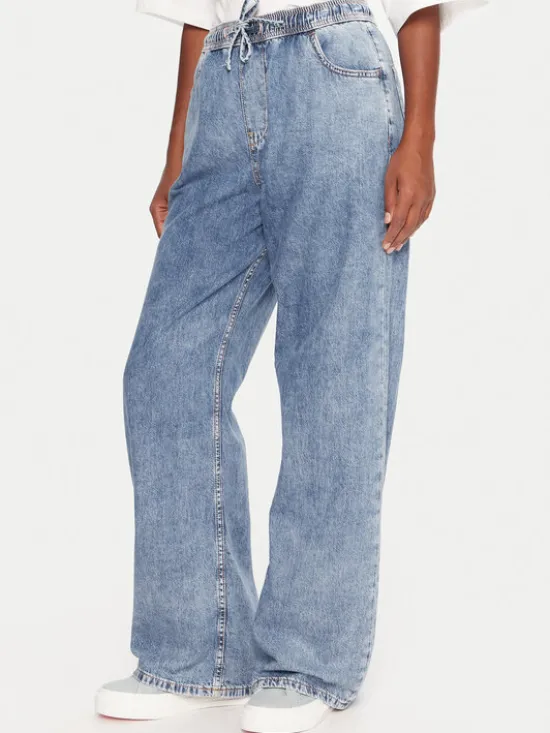Roxy Jeansy Stunning ERJDP03313 Niebieski Relaxed Fit