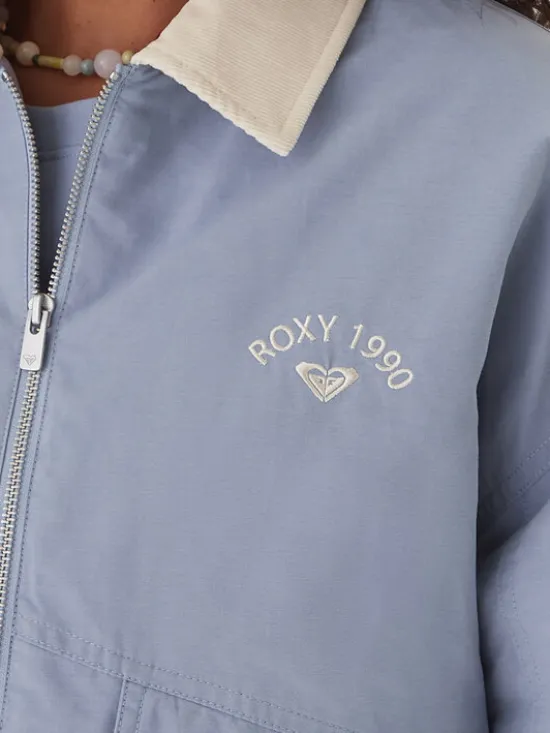 Roxy Kurtka przejściowa ERJJK03672 Niebieski Regular Fit