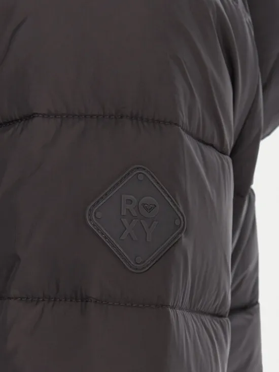 Roxy Kurtka przejściowa Wind ERJJK03691 Szary Regular Fit