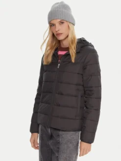 Roxy Kurtka przejściowa Wind ERJJK03691 Szary Regular Fit