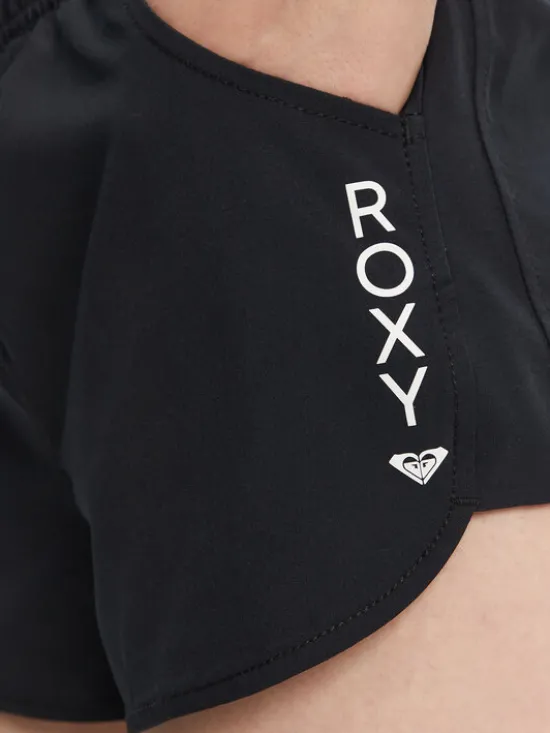 Roxy Szorty sportowe ERJBS03298 Czarny Regular Fit